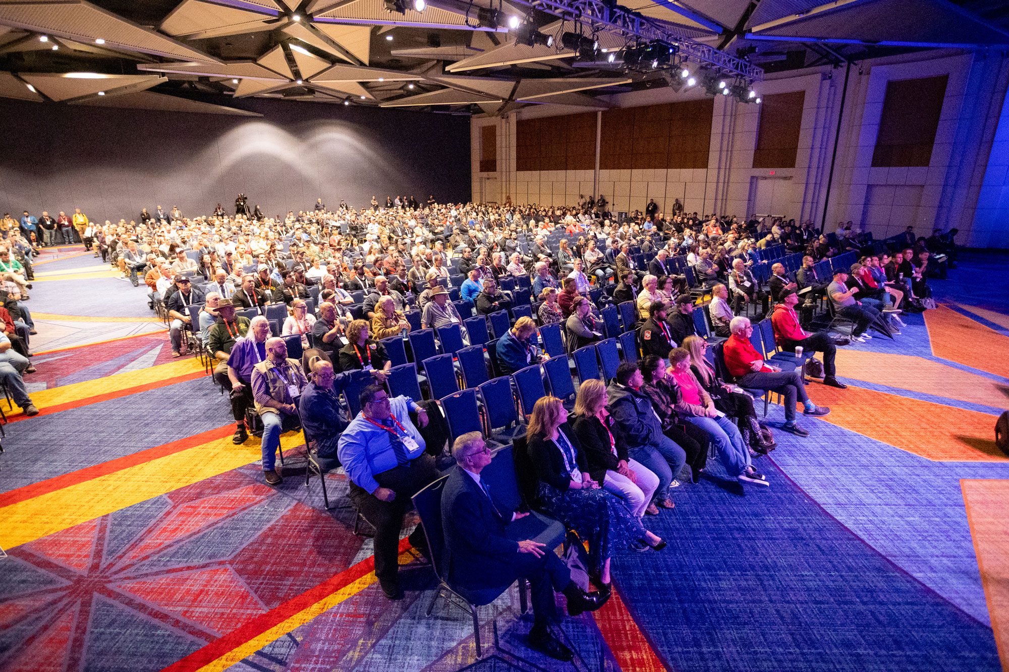 Large crowd in main general session ballroom | Sladek Conference Services, Inc.